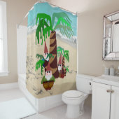 Beach Gnomes Duschvorhang (Beispiel)