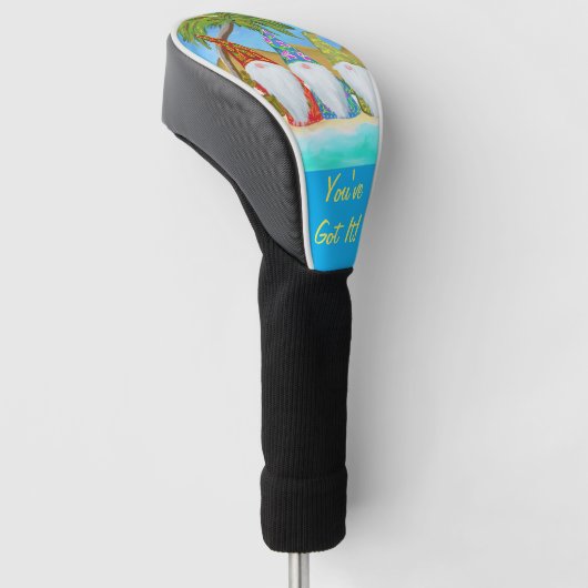 BEACH GNOMES GOLF HEADCOVER (angewinkelt)