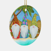 BEACH GNOMES KERAMIK ORNAMENT (Rechts)