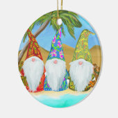 BEACH GNOMES KERAMIK ORNAMENT (Links)