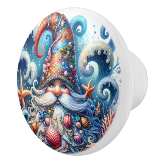 Beach Gnomes Keramikknauf (Rechts)