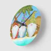 BEACH GNOMES  RUNDE WANDUHR (Winkel)