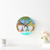 BEACH GNOMES  RUNDE WANDUHR (Zuhause)