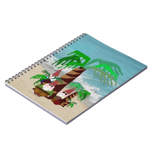 Beach Gnomes Spiral Notebook Notizblock (Linke Seite)