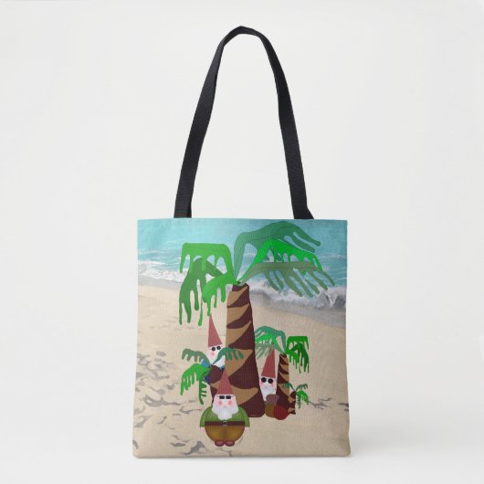 Beach Gnomes Tote Bag Tasche (Vorderseite)
