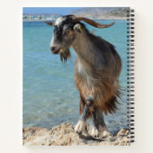 Beach Goat Notebook Notizblock (Rückseite)