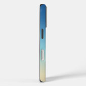 Beach Gradient Monogram  Case-Mate iPhone Hülle (Rückseite / Rechts)