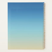 Beach Gradient Monogram  Planer (Rückseite)