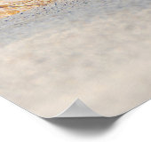 Beach Grass mit Feder Poster (Ecke)