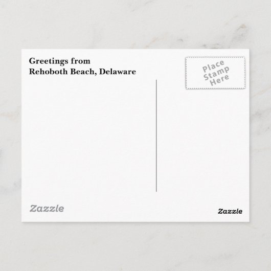 Beach Grass RehoBeide Postkarte (Rückseite)