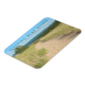 Beach Grass, Sand, Bärenwanderweg, Michigan Magnet (Linke Seite)
