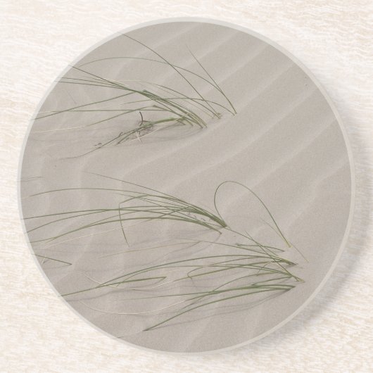 Beach Grass Sandstone Untersetzer (Vorne)