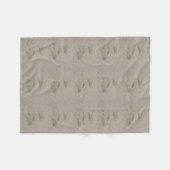 Beach Grass Throw Blanket Fleecedecke (Vorderseite (Horizontal))