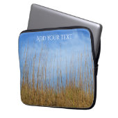 Beach Grass von Shirley Taylor Laptopschutzhülle (Vorderseite Links)