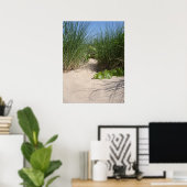 Beach Grass, Warren Dunes, MI Poster (Heimbüro)