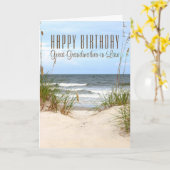 Beach Great-Großmutter-Schwiegermutter-Geburtskart Karte (Gelbe Blume)