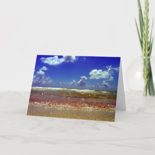 ~Beach~ GREETKARTE, KÜMMERN SIE ES! Karte (Vorderseite)