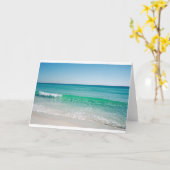 Beach Gruß Card Jeder Anlass Karte (Gelbe Blume)