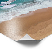 Beach Gull Foto Print (Ecke)