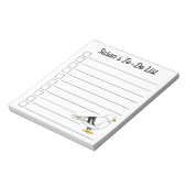 Beach Gull Seagull New York City Pigeon Bird Notizblock (Rotiert)