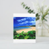 Beach Haena Kauai Hawaii Postkarte (Stehend Vorderseite)