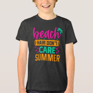 Beach Hair Keine Sorge Sommer-54804 Tri-Blend Shirt