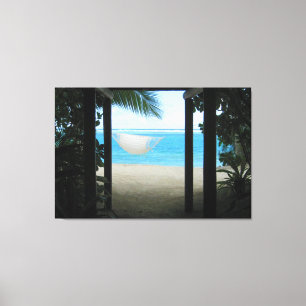 BEACH HAMMOCK 32x48 Leinwanddruck