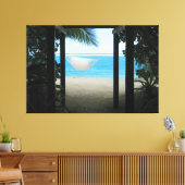 BEACH HAMMOCK 40x60 Leinwanddruck (Insitu (Wohnzimmer))