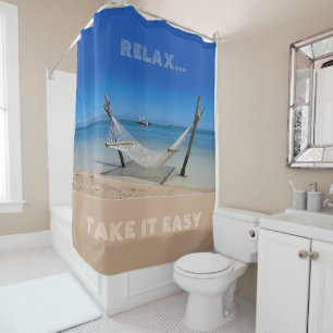 Beach Hammock Duschvorhang