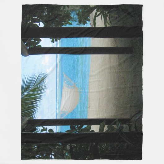 BEACH HAMMOCK FLEECEDECKE (Vorderseite)