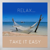 Beach-Hammock-Poster Poster (Vorne)