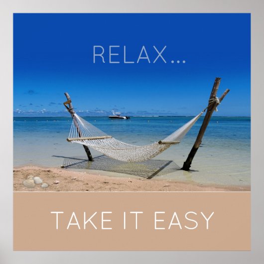Beach-Hammock-Poster Poster (Vorne)