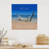 Beach-Hammock-Poster Poster (Küche)