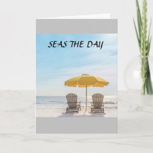 "BEACH HAPPY" FUN: NICHT SORGEN **40. GEBURTSTAG** KARTE