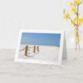 Beach Happy Jubiläum Karte (Gelbe Blume)