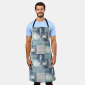 Beach Happy Place Blue Aqua Schürze (Getragen)