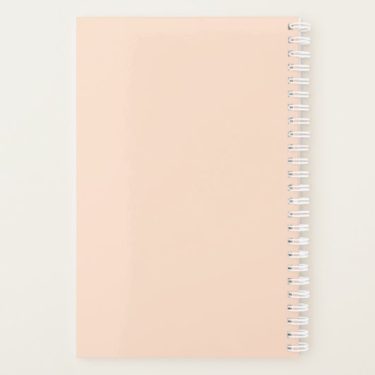 Beach Happy Place Planner Planer (Rückseite)