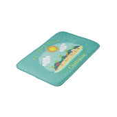 Beach Happy Place Thunder_Cove Badematte (Schrägansicht)