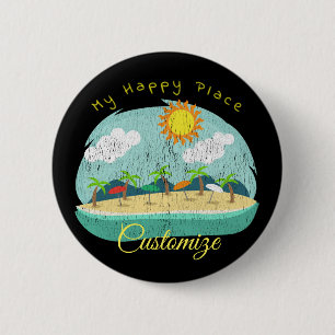Beach Happy Place Thunder_Cove Button