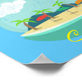 Beach Happy Place Thunder_Cove Poster (Ecke)