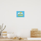 Beach Happy Place Thunder_Cove Poster (Küche)