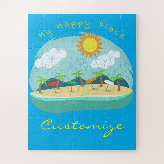 Beach Happy Place Thunder_Cove Puzzle (Vertikal)