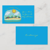 Beach Happy Place Thunder_Cove Visitenkarte (Vorne/Hinten)