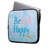 Beach Happy Starfish Laptopschutzhülle (Vorderseite Links)