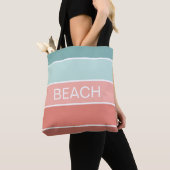 Beach Happy Summer Cool Stripes Tasche (Von Nahem)