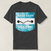 Beach Haven Beach Abzeichen T-Shirt (Design vorne)