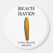 Beach Haven, Long Beach Island Custom Car Magnet 1 (Vorne)