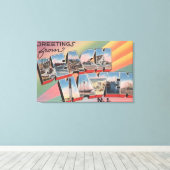 Beach Haven, New Jersey - Große Buchstabenszenen Leinwanddruck (Insitu (Holzboden))
