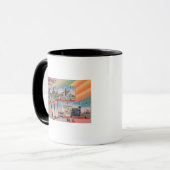 Beach Haven, New Jersey - Große Buchstabenszenen Tasse (Vorderseite Links)