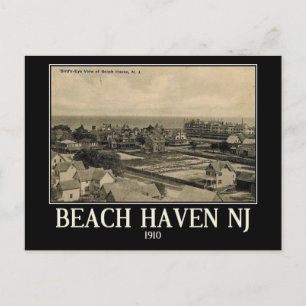 Beach Haven, New Jersey, Vintag Postkarte